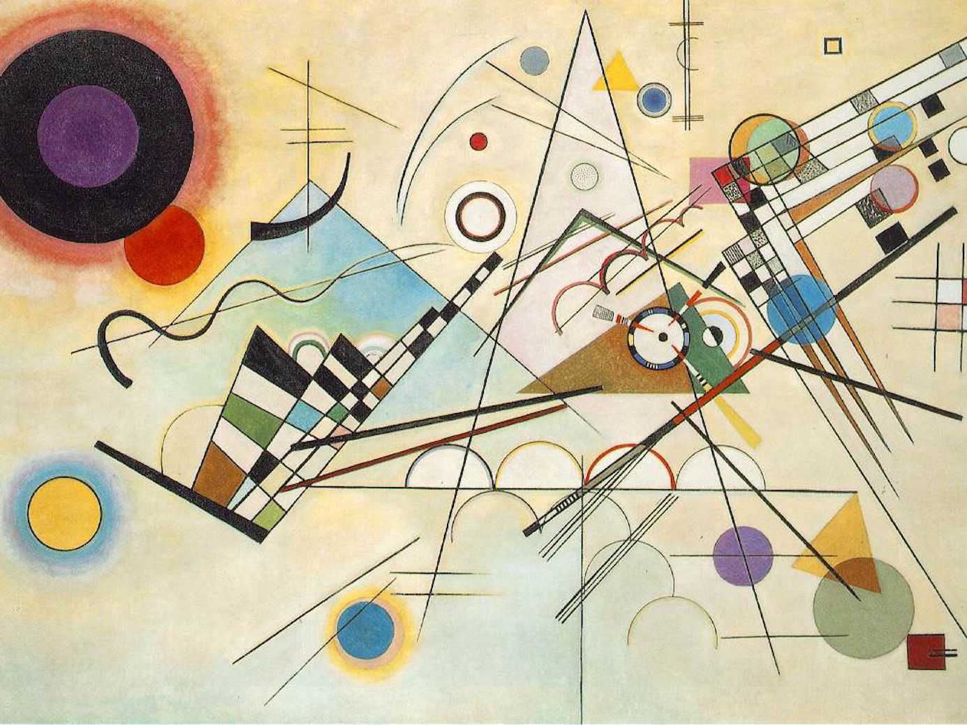 Kandinsky, Kompozisyon 8, 1923, Solomon R. Guggenheim Müzesi