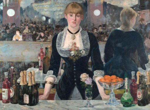 Édouard Manet'in Folies-Bergère'de Bir Bar adlı tablosu.